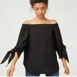 CLUB MONACO Sophia Off Shoulder Light & Flowy Blouse Sz 4